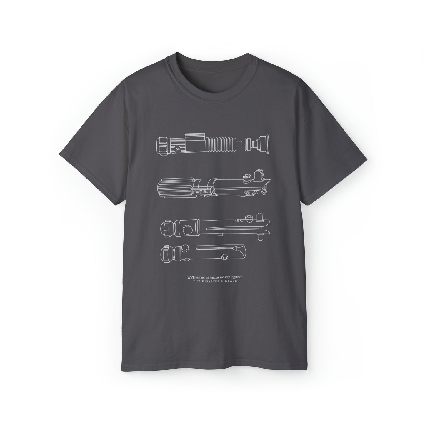 'CLONE WARS TRIO SABERS' - TEE