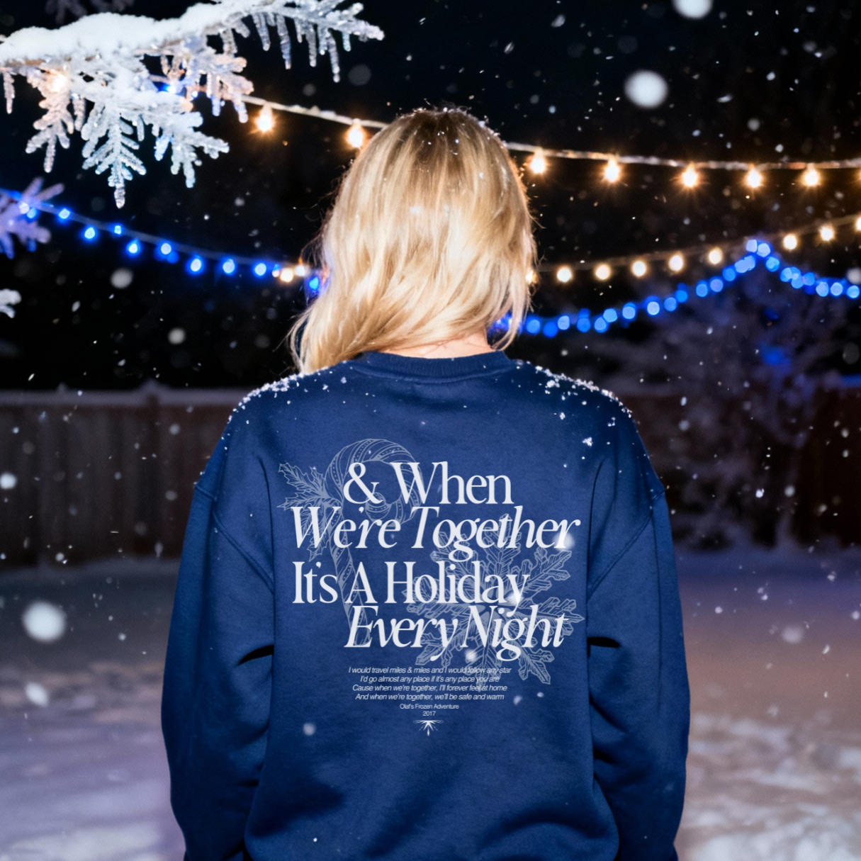 'WHEN WE'RE TOGETHER' - SWEATSHIRT - ELSA'S VERSION