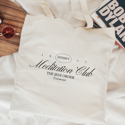 'MEDITATION CLUB' - TOTE BAG