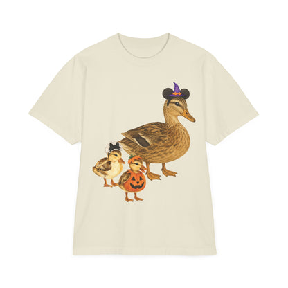 'HALLOWEEN PARK DUCKS' - OVERSIZED TEE