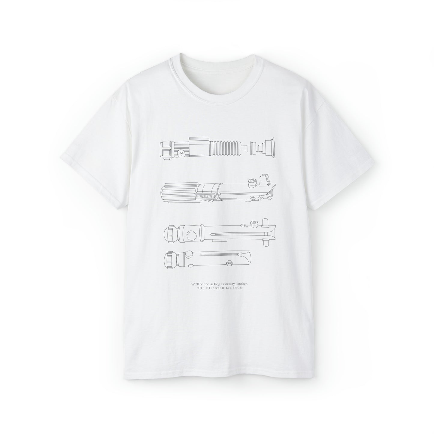 'CLONE WARS TRIO SABERS' - TEE