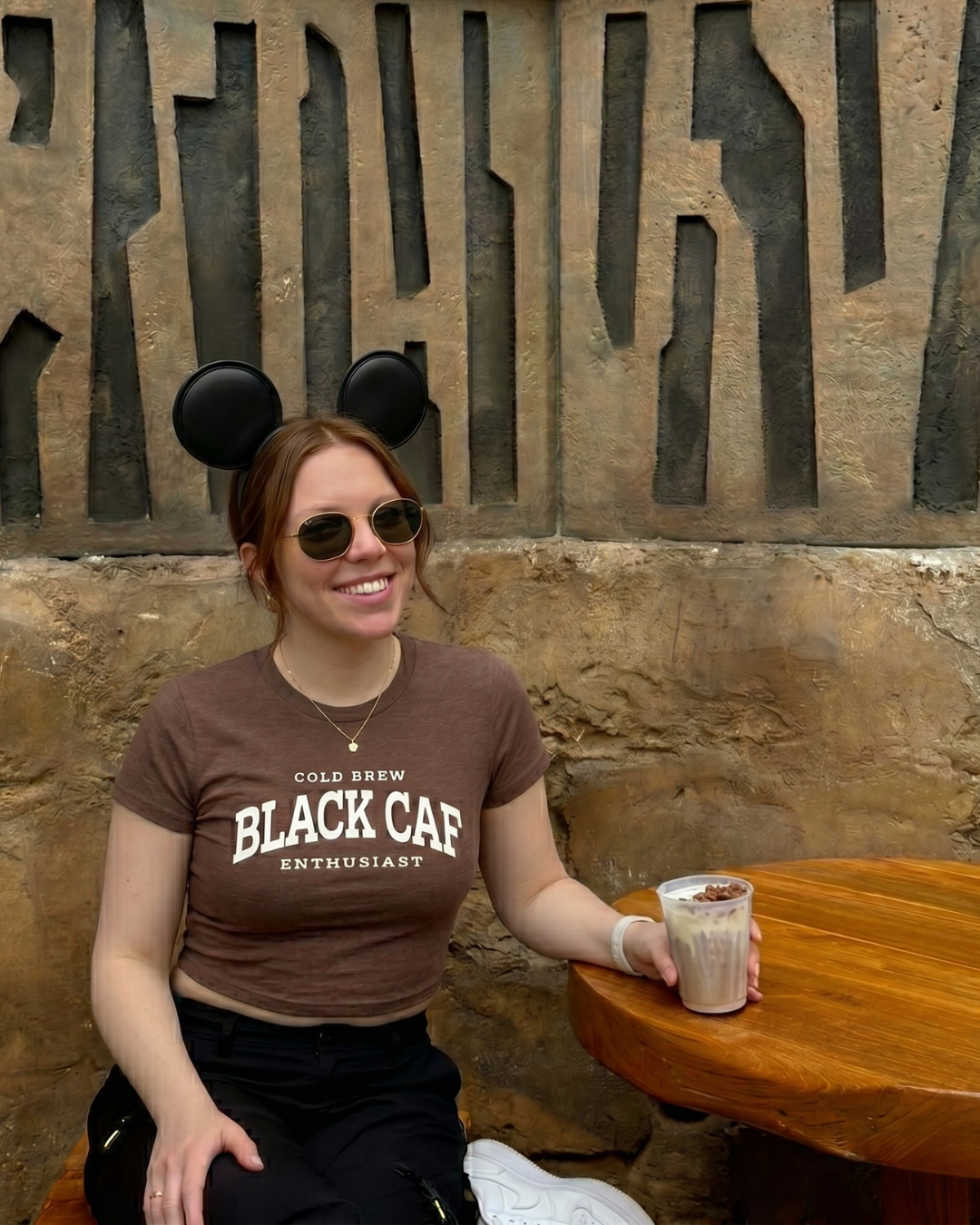 'BLACK CAF' - BABY TEE