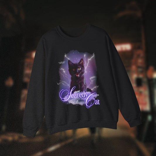 'SCAREDY CAT' - SWEATSHIRT