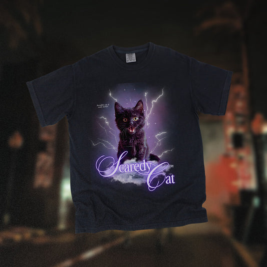 'SCAREDY CAT' - TEE