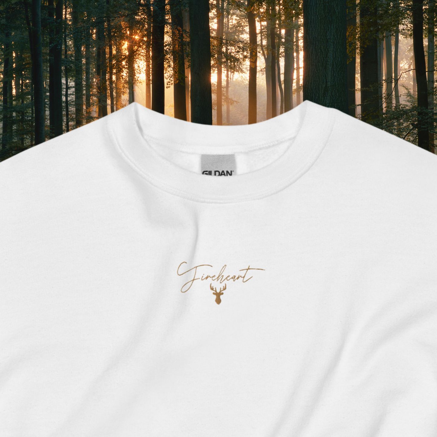 'FIREHEART' - EMBROIDERED SWEATSHIRT