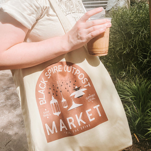 BLACK SPIRE OUTPOST MARKET TOTE BAG