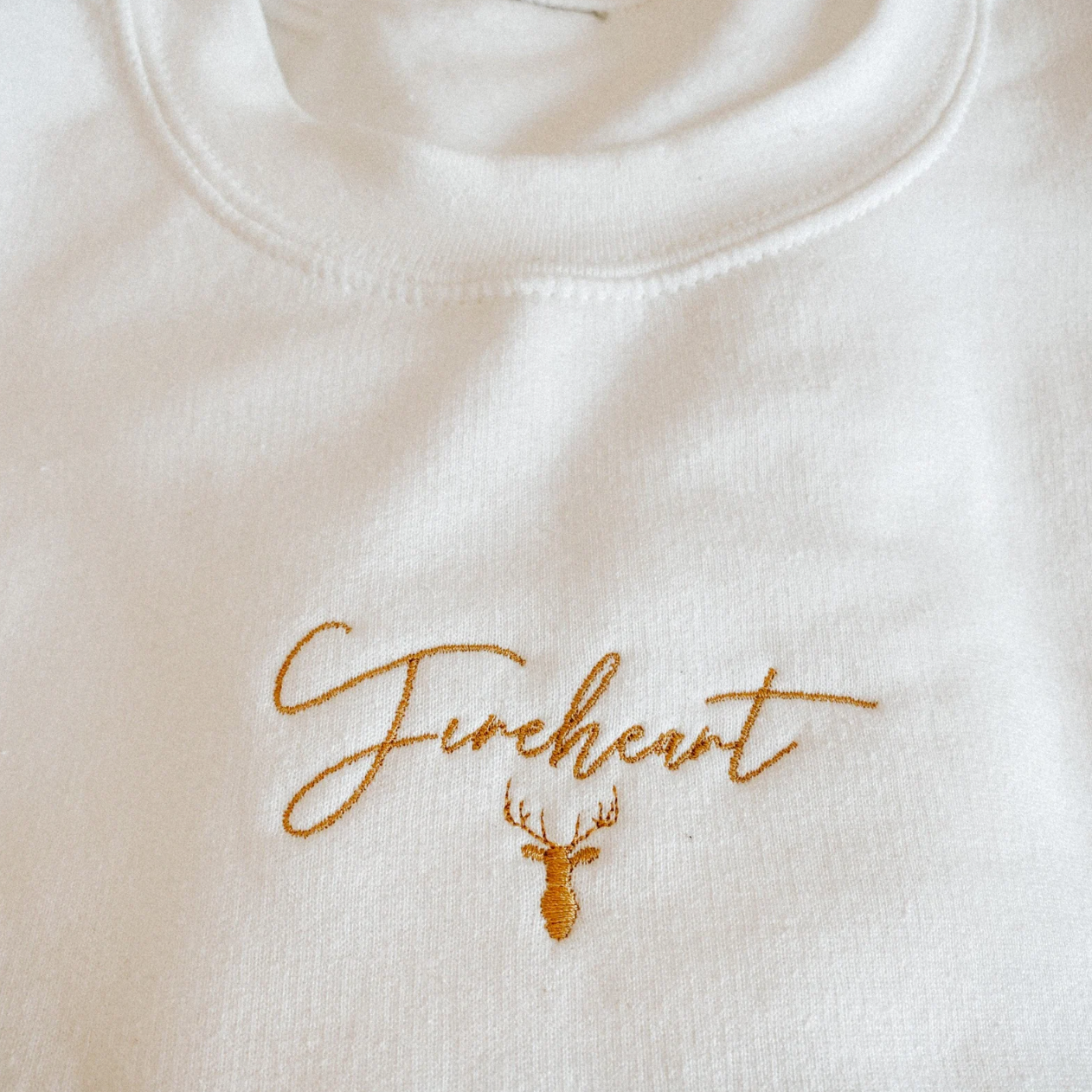 'FIREHEART' - EMBROIDERED SWEATSHIRT