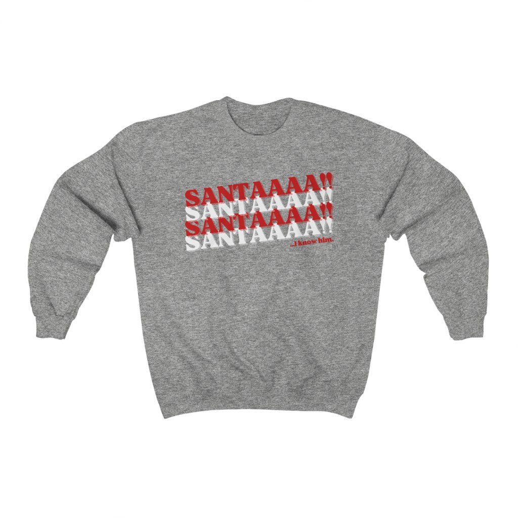 'SANTAAAA!!' - ELF QUOTE SWEATSHIRT