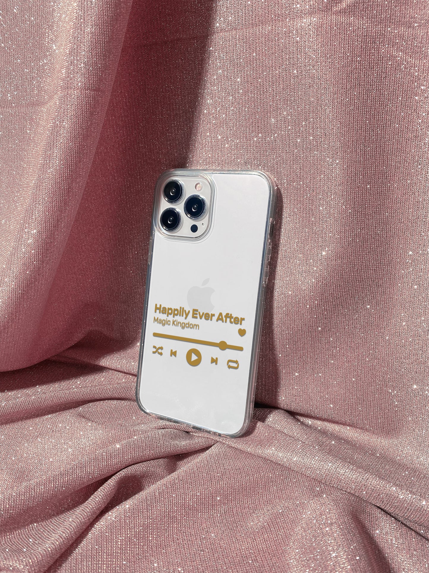 'HAPPILY EVER AFTER PHONE CASE' - GOLD
