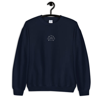 'LUMINOUS BEING' - EMBROIDERED SWEATSHIRT